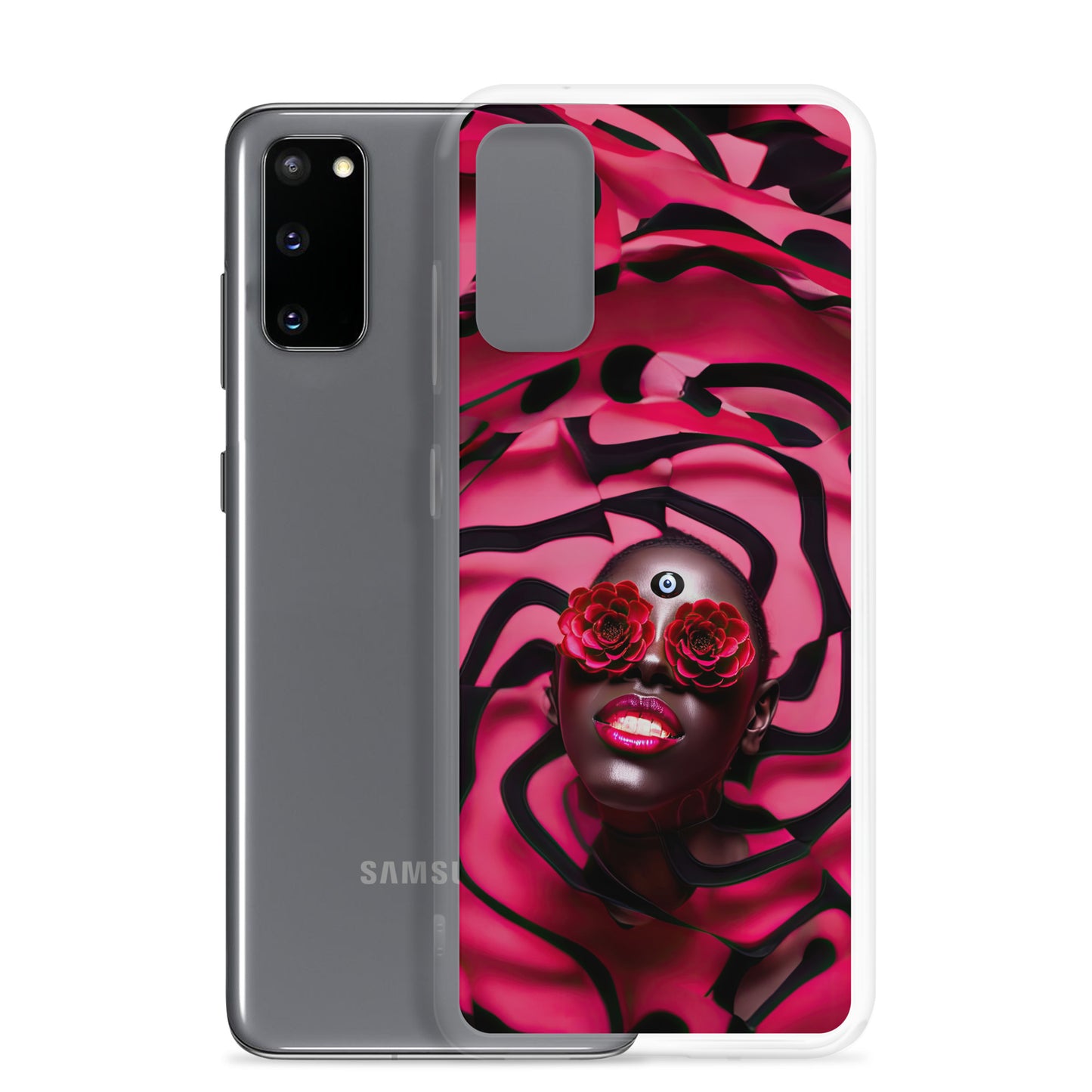 Somnia Red - Clear Case for Samsung®
