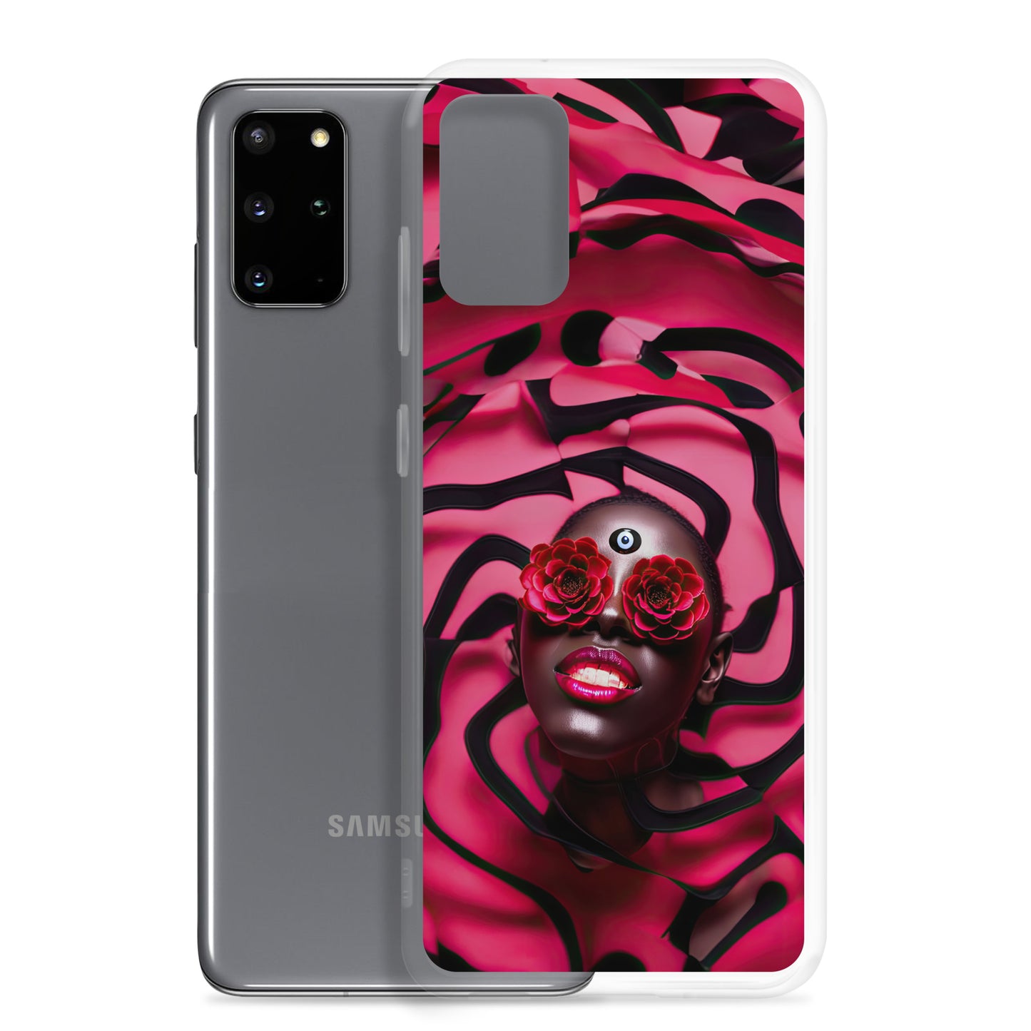 Somnia Red - Clear Case for Samsung®