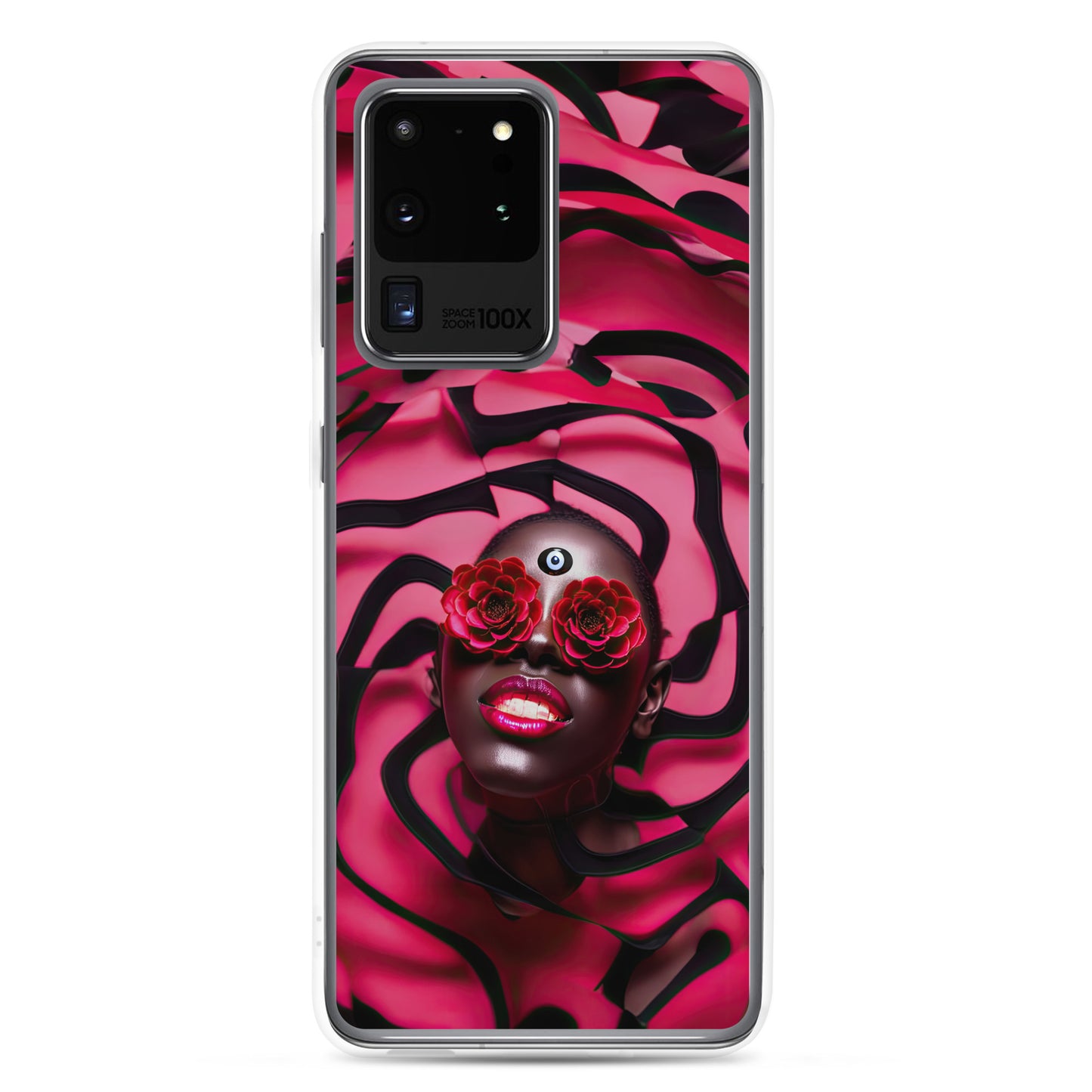 Somnia Red - Clear Case for Samsung®