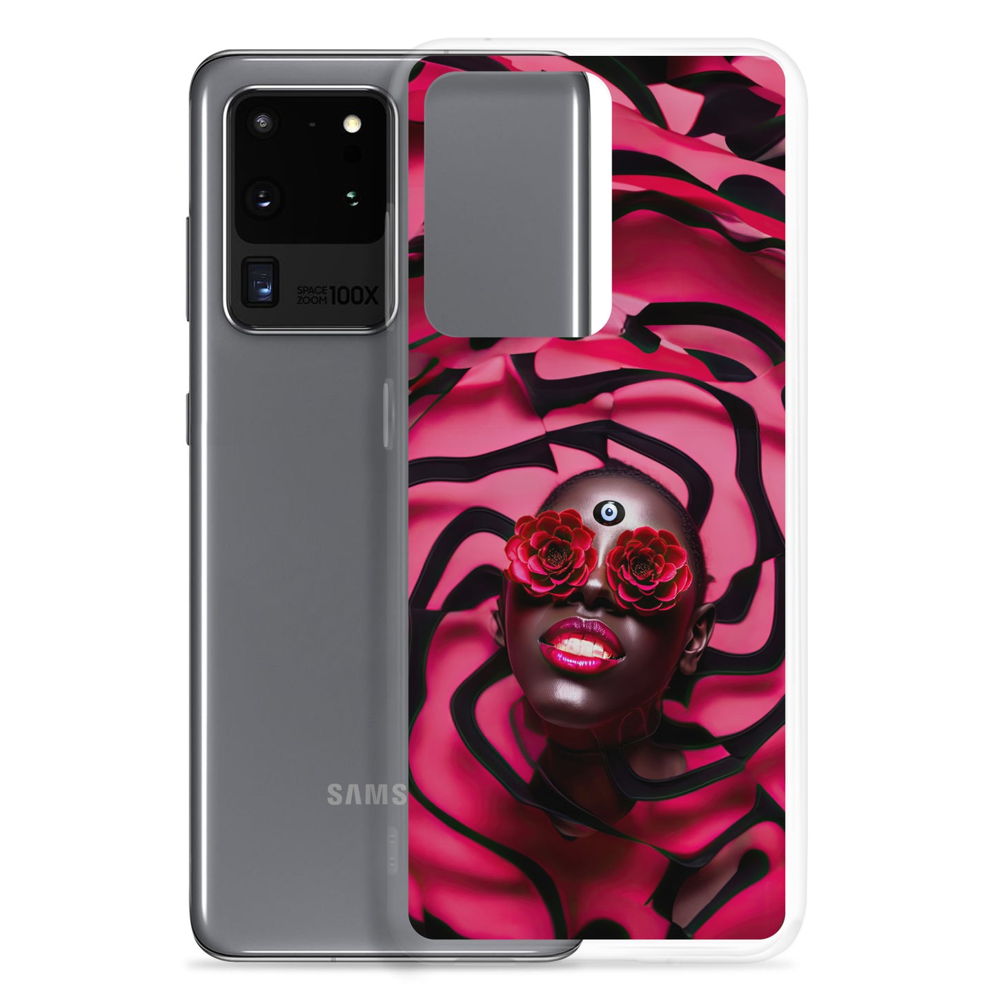 Somnia Red - Clear Case for Samsung®