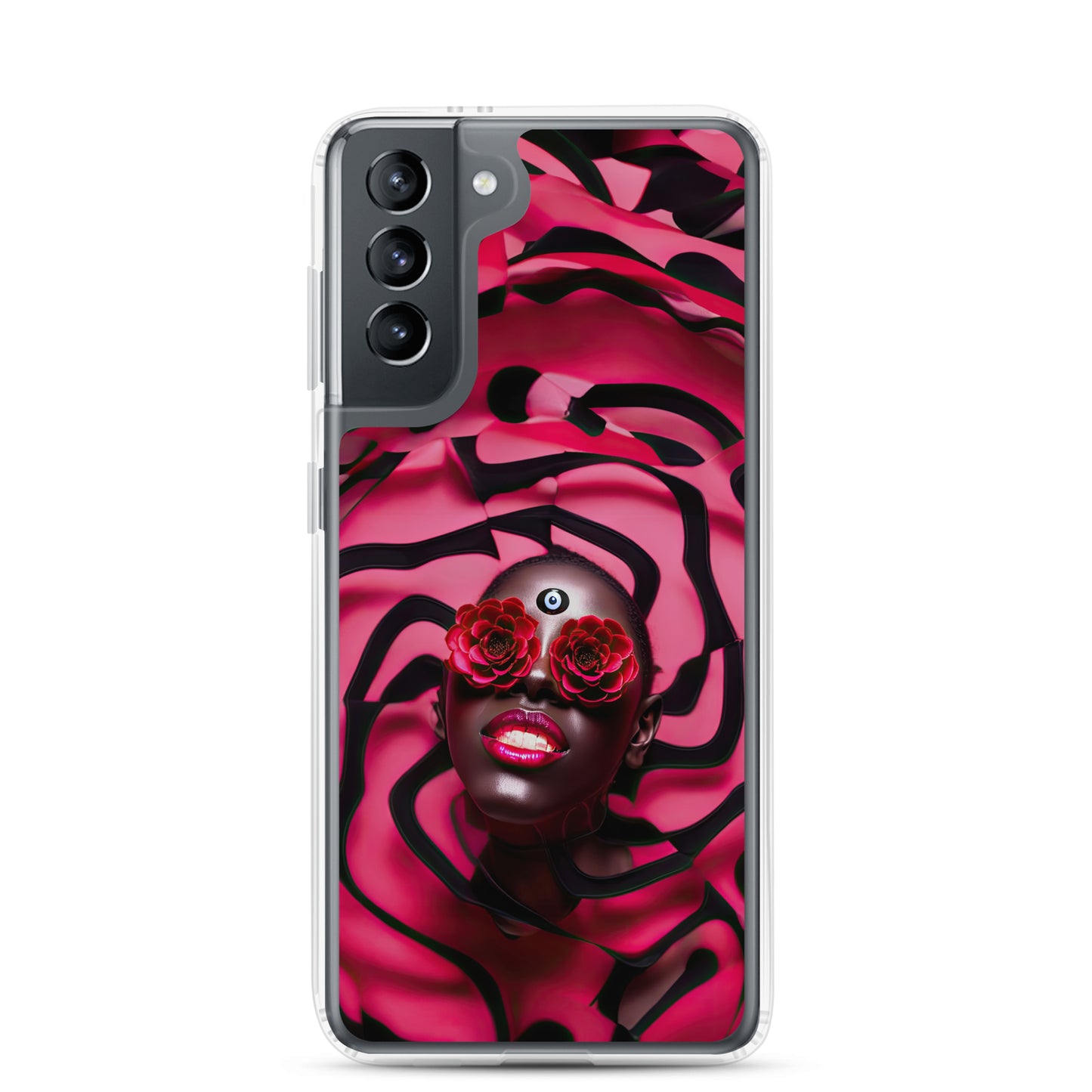 Somnia Red - Clear Case for Samsung®
