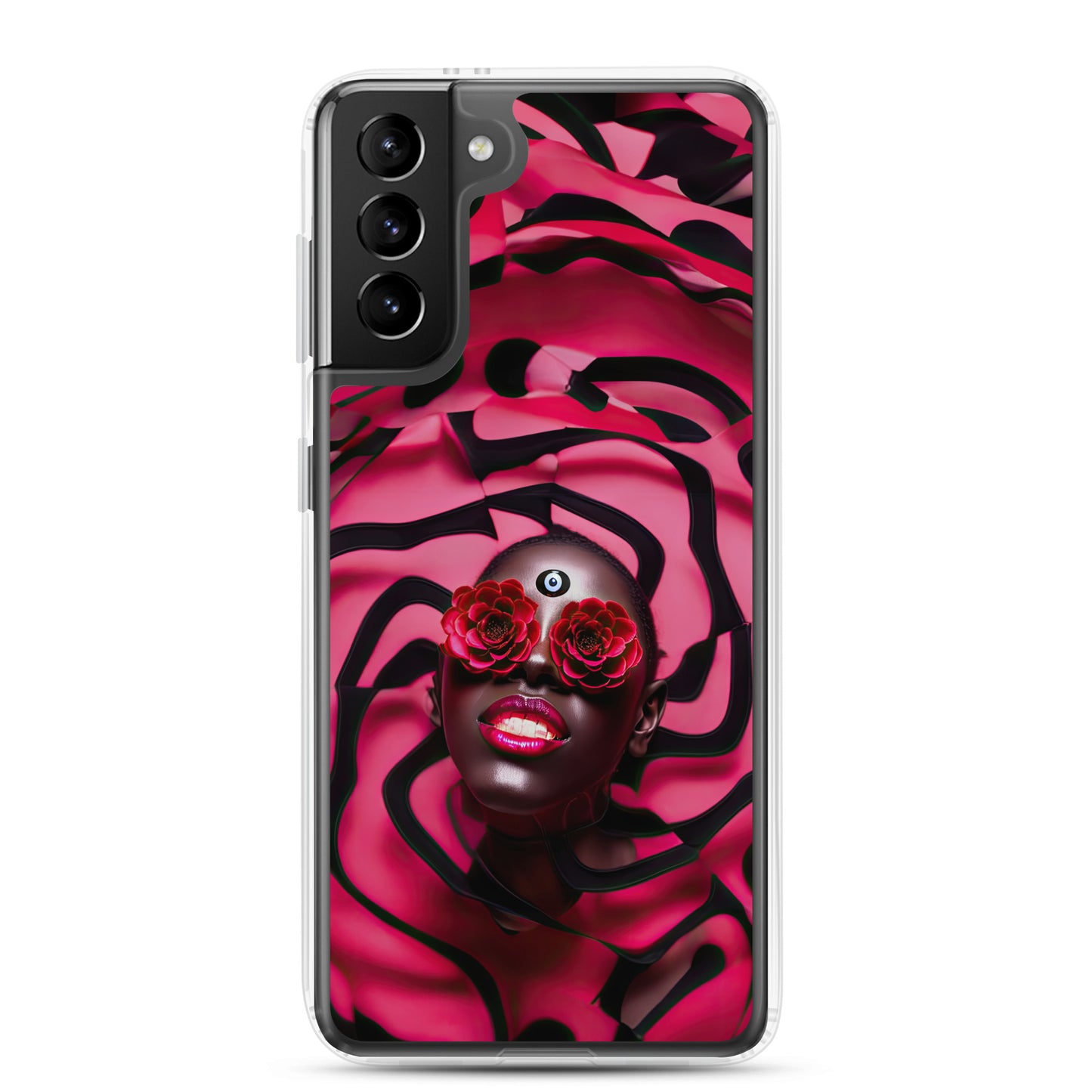 Somnia Red - Clear Case for Samsung®