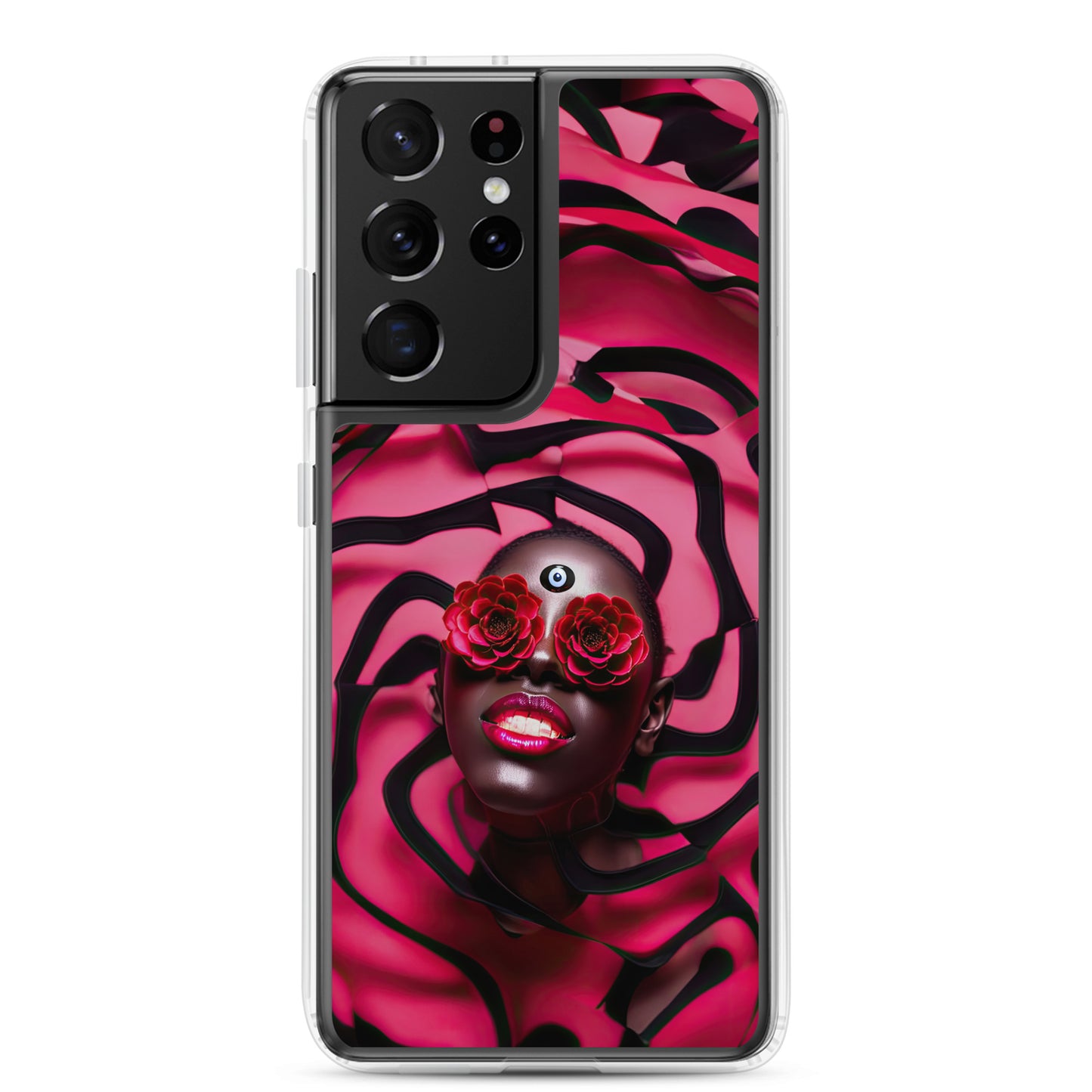 Somnia Red - Clear Case for Samsung®