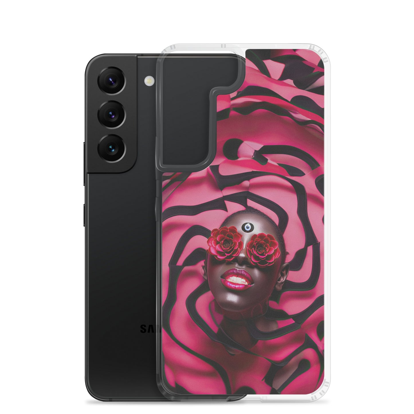 Somnia Red - Clear Case for Samsung®