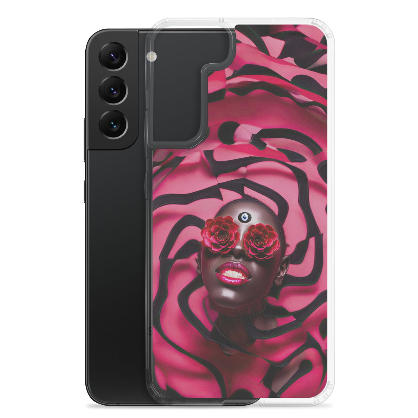 Somnia Red - Clear Case for Samsung®