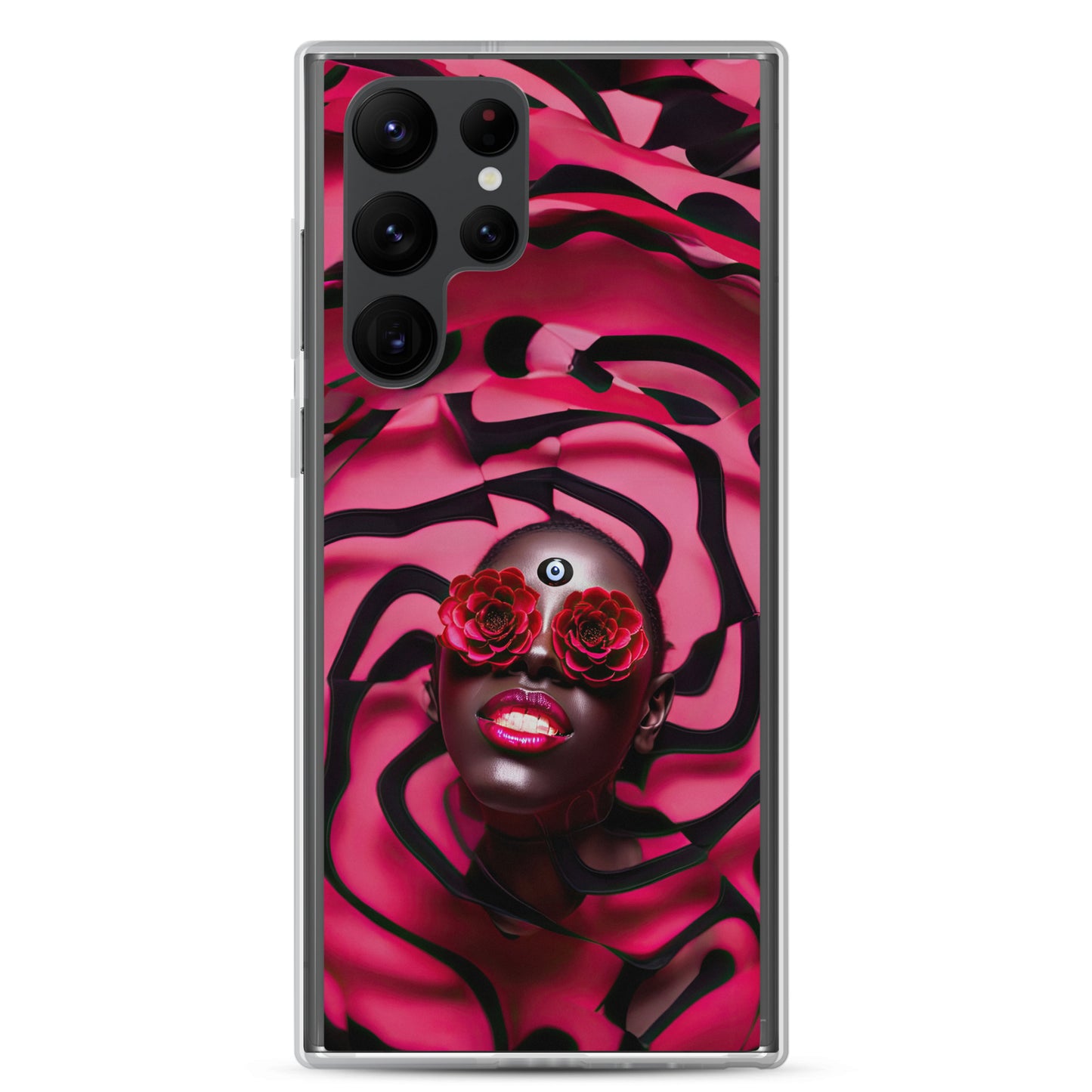 Somnia Red - Clear Case for Samsung®