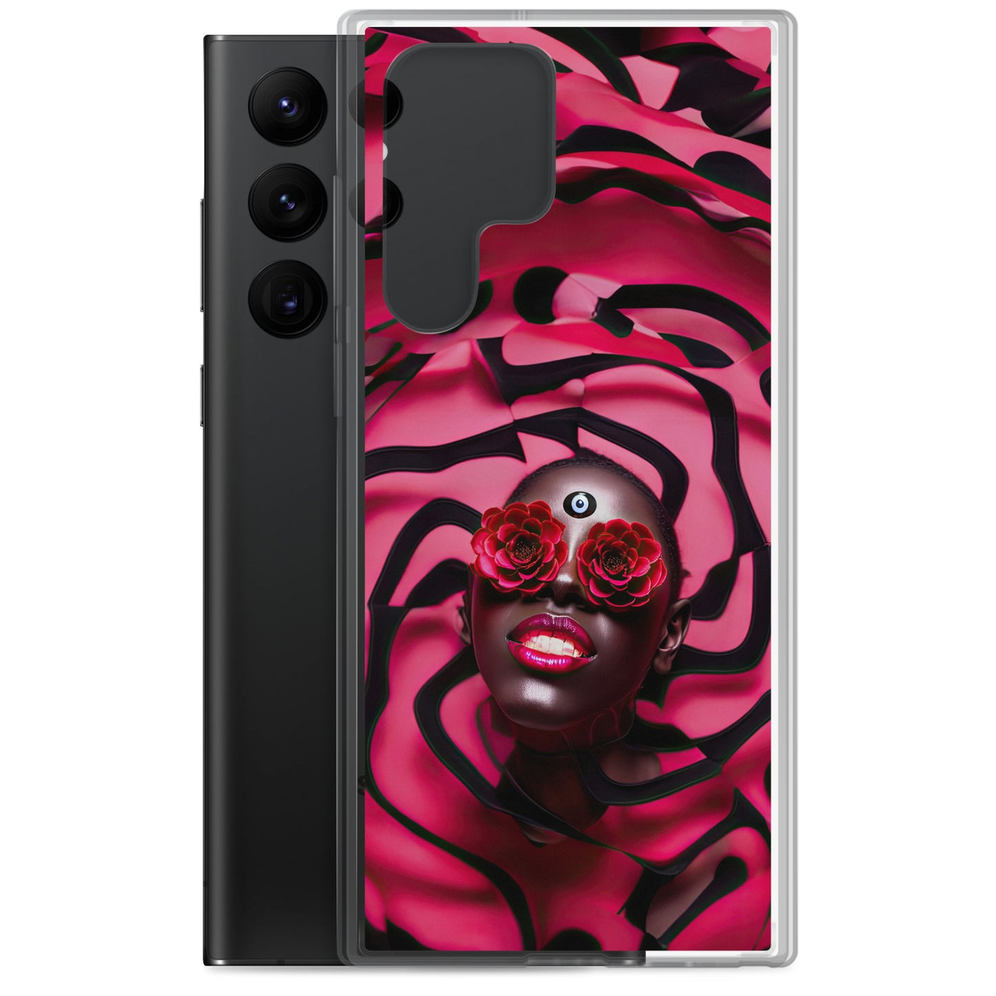 Somnia Red - Clear Case for Samsung®